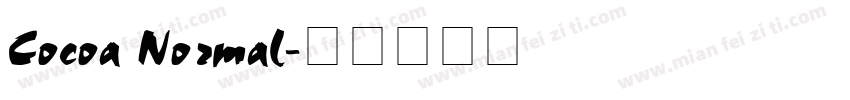 Cocoa Normal字体转换